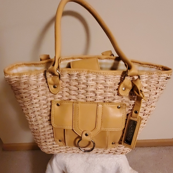 American Living Handbags - American Living straw bag